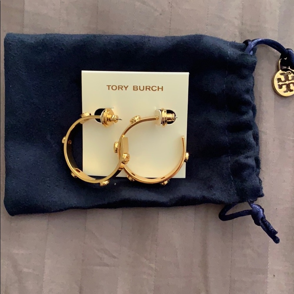 Tory Burch Hoop Earrings - Picture 5 of 5